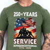 250 Years Of Service Semiquincentennial Shirt | Happy 250th Birthday USA | Patriotic 4th Of July Tee | America 250th Anniversary 682491