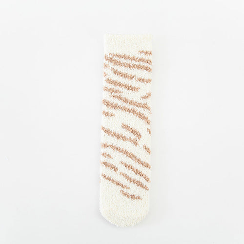 Coral Velvet Warm Sleeping Towel Socks