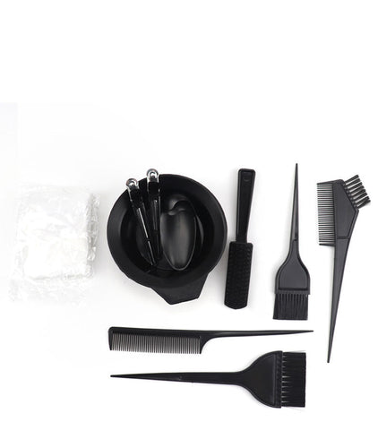 Hair Color Tool Set 11 Pieces Hair Salon Comb Brush Disposable