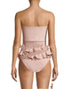 Cute One-piece Lace Covers The Belly And Looks Thin Swimsuit