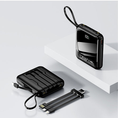 Power Bank Mini Compact Portable Mirror Fast Charging Large Capacity Mobile Power Supply