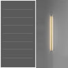 Simple Modern Minimalist Long Strip Living Room Grille Wall Lamp