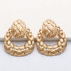 Geometric Hollow Leaf-shaped Earrings Personalized Female Earrings