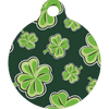4 Leaf Clover HD Dog ID Tag