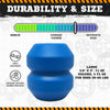 Double Trouble Durable Rubber Chew Toy and Treat Dispenser