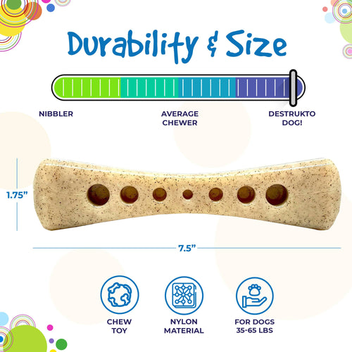 MOD Bone Nylon Dog Chew Toy for Aggressive Chewers | USA Made