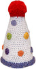 Birthday Hat Crocheted Knit Knack Pet Toy