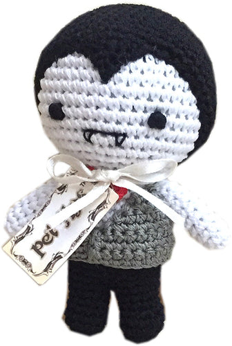 Dracula Crocheted Knit Knack Pet Toy