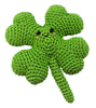 Lucky 4 Leaf Clover Shamrock Crocheted Knit Knack Pet Toy