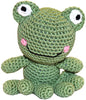 Fritz the Frog Crocheted Knit Knack Pet Toy
