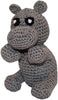 Hudson the Hippo Crocheted Knit Knack Pet Toy