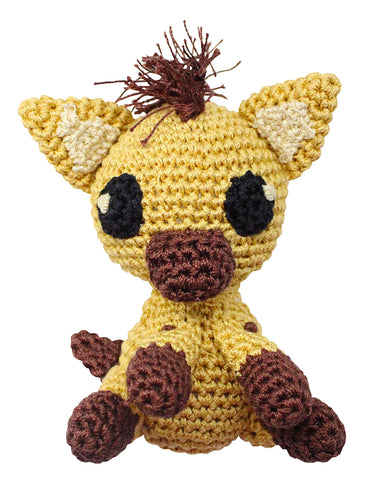 Hyena Crocheted Knit Knack Pet Toy