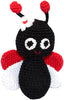 Luna the Ladybug Crocheted Knit Knack Pet Toy