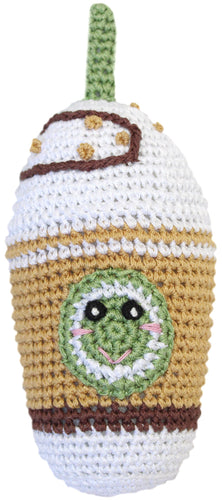Mocha Grande Crocheted Knit Knack Pet Toy