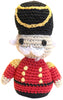 Major Mistletoe the Nutcracker Crocheted Knit Knack Pet Toy