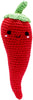 Chili P. Pepper Crocheted Knit Knack Pet Toy