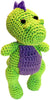 Dex the T-Rex Crocheted Knit Knack Pet Toy