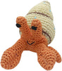 Shelly Hermit Crab Crocheted Knit Knack Pet Toy