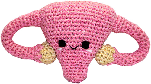 Super Uterus Crocheted Knit Knack Pet Toy