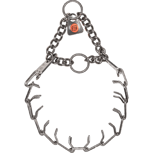 Herm Sprenger - MICRO-PLUS Training Collar with Center-Plate and Assembly Chain – Stainless steel