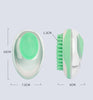 2-in-1 Pet Massager Silicone Bathing Brush