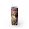 Skinny Tumbler with Straw – 20 oz Stainless Steel Cup