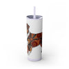 Skinny Tumbler with Straw – 20 oz Stainless Steel Cup