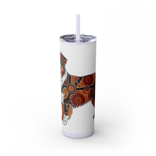 Skinny Tumbler with Straw – 20 oz Stainless Steel Cup