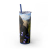Skinny Tumbler with Straw – 20 oz Stainless Steel Cup
