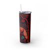 Skinny Tumbler with Straw – 20 oz Stainless Steel Cup