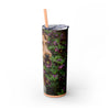 Skinny Tumbler with Straw – 20 oz Stainless Steel Cup