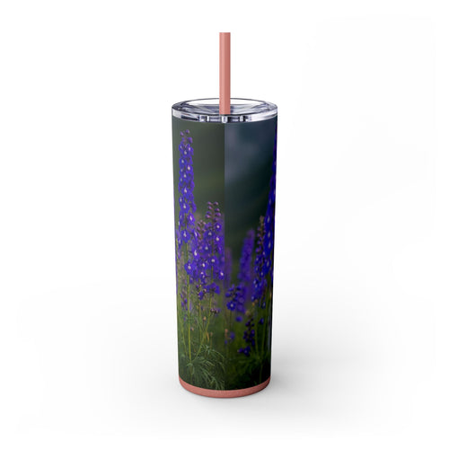 Skinny Tumbler with Straw – 20 oz Stainless Steel Cup