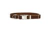Modern Style Quick-Release Leather Dog Collar