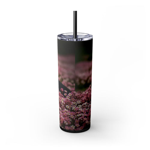 Skinny Tumbler with Straw – 20 oz Stainless Steel Cup