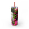 Skinny Tumbler with Straw – 20 oz Stainless Steel Cup
