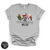 On Wednesday We Fly Tee | Witchy Halloween Graphic T-Shirt