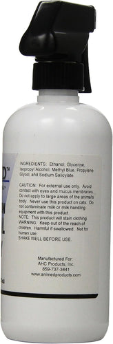 AniMed Blue Lotion Antiseptic Wound Spray 16 oz. for Horses Dogs Cattle Sheep Goats