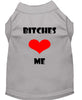 Pet Shirt Bitches Love Me