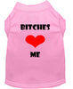 Pet Shirt Bitches Love Me