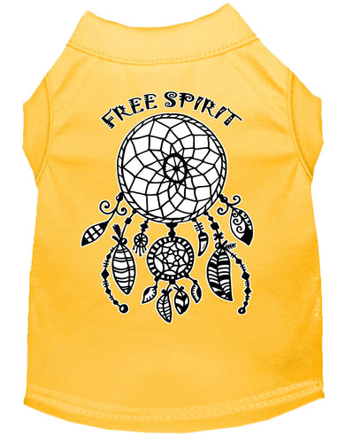 Pet Dog & Cat Shirt Screen Printed, Free Spirit
