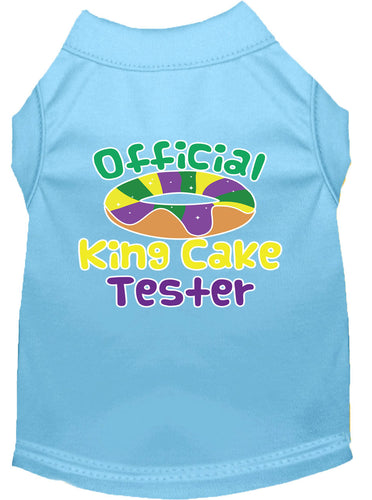 Pet Dog & Cat Shirt Screen Printed, King Cake Tester