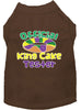 Pet Dog & Cat Shirt Screen Printed, King Cake Tester