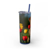 Skinny Tumbler with Straw – 20 oz Stainless Steel Cup