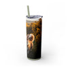 Skinny Tumbler with Straw – 20 oz Stainless Steel Cup
