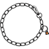 Herm Sprenger - Chain Collar with SPRENGER hook - Medium Links - Black Stainless Steel, 3 mm