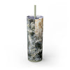 Skinny Tumbler with Straw – 20 oz Stainless Steel Cup
