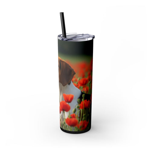 Skinny Tumbler with Straw – 20 oz Stainless Steel Cup