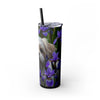 Skinny Tumbler with Straw – 20 oz Stainless Steel Cup