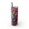 Skinny Tumbler with Straw – 20 oz Stainless Steel Cup