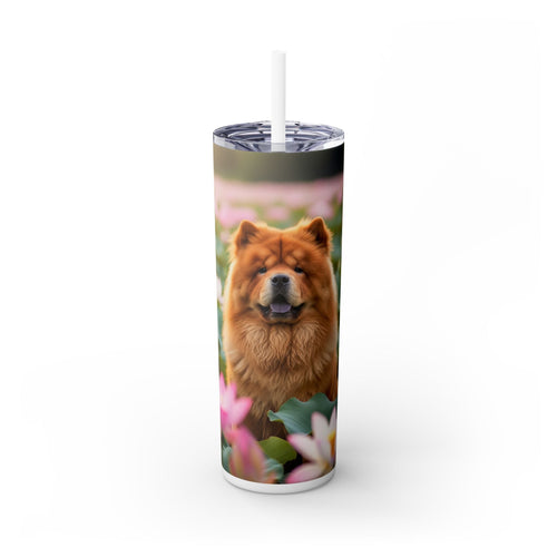 Skinny Tumbler with Straw – 20 oz Stainless Steel Cup
